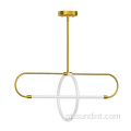 Modern exclusivo design de metal de design de metal luz pendente